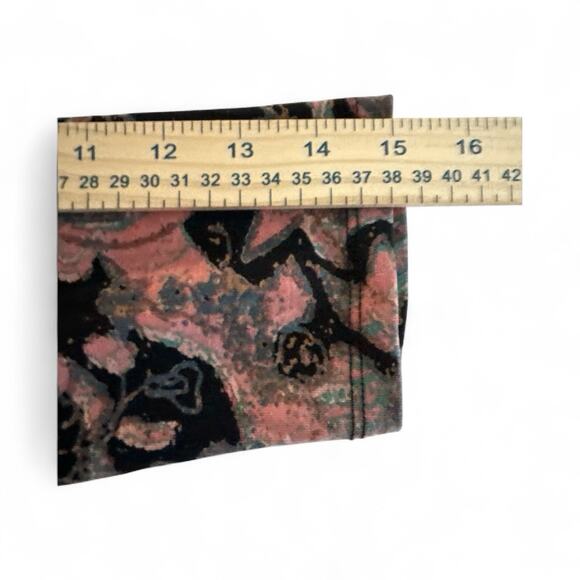 Peruvian Connection Dress M Fall Colors Fit & Flare Sustainable Comfortable - Picture 10 of 11